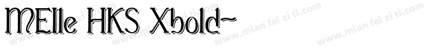 MEIle HKS Xbold字体转换